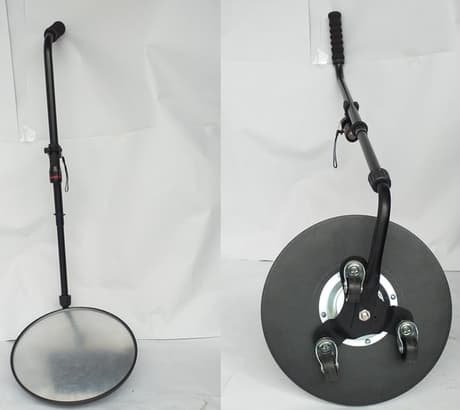 Under Vehicle Search Mirrors - Under Vehicle Security Mirror, Under Vehicle Inspection Mirror, Under Vehicle Search Mirror and Telescopic Search Mirror, Security Safety Under Vehicle Search Mirror from Unnathi Bangalore.